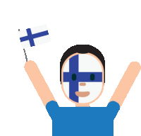 Finland Suomi Sticker