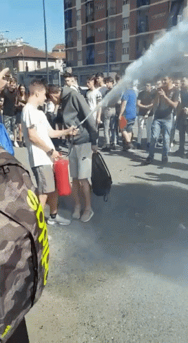 Fireman Fire Extinguisher GIF