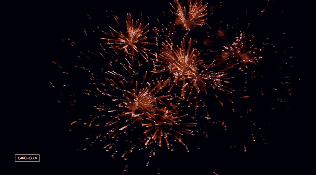 Fireworks Coachella GIF