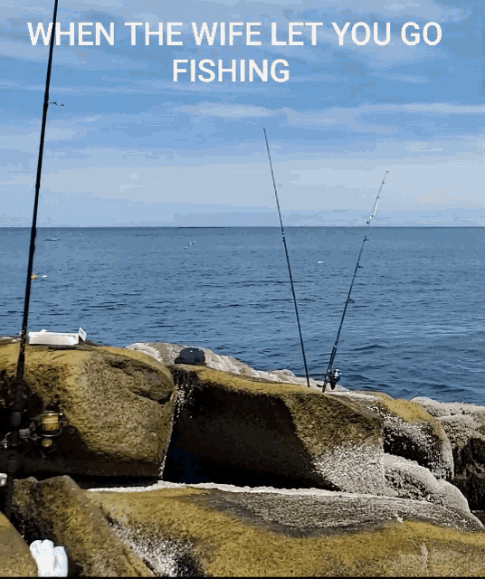 Fishing When The Wife Let You Go Fishing GIF