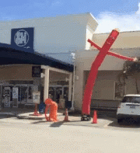 Flailing Arms Mascot GIF