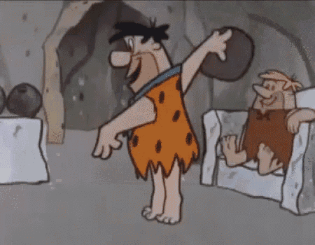 Flintstones Bowling GIF