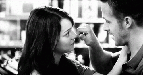 Flirting Nose GIF