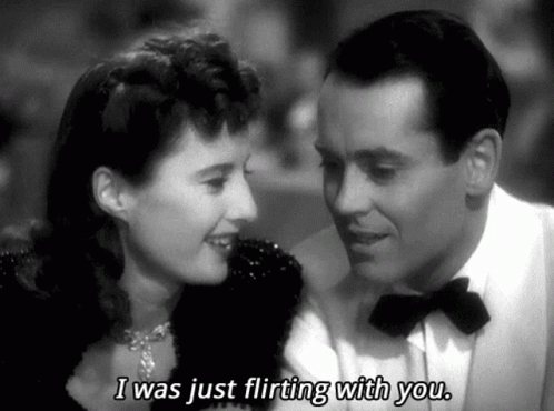 Flirting Stanwyck GIF