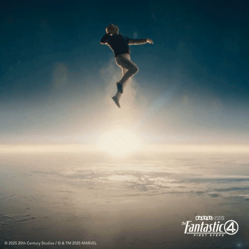 Floating On Air Johnny Storm GIF
