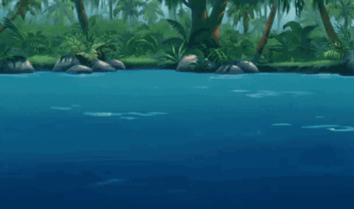 Floating Swimming GIF