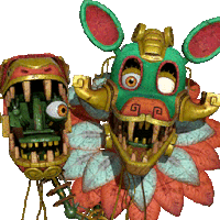 Fnaf Mangle Dragon Sticker