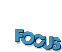Focus The Rock Sticker
