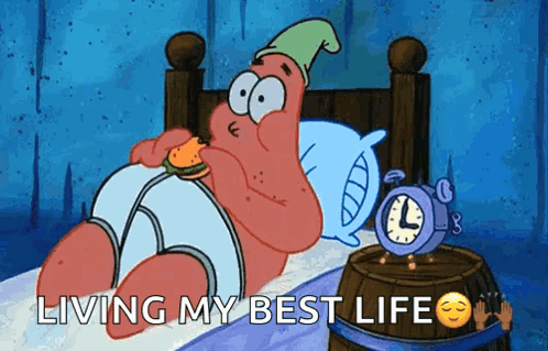 Food Eating In Bed GIF