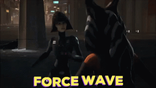 Force Wave Ahsoka Tano GIF