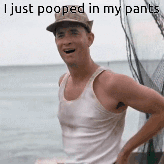 Forrest Gump Pooped GIF