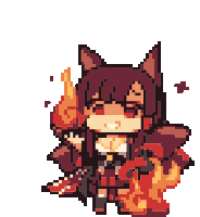 Fox Burn Sticker