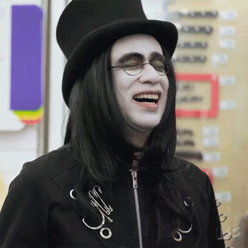 Fred Armisen Goth GIF