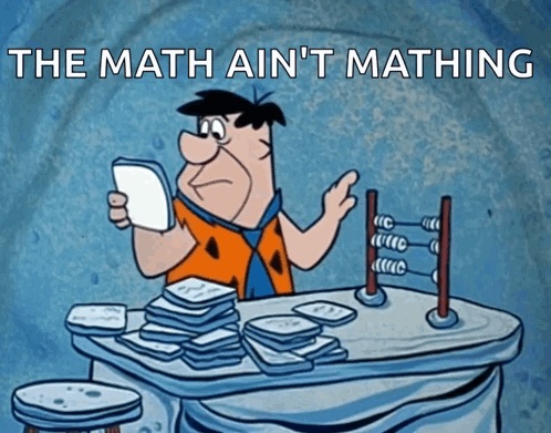 Fred Flintstone Abacus GIF