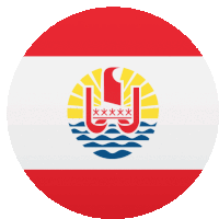 French Polynesia Flags Sticker