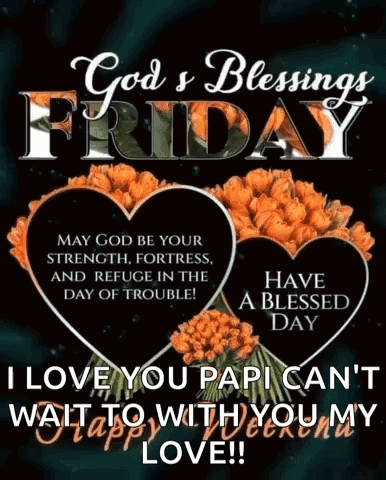 Friday Blessings And Prayers Quotes GIF