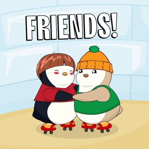 Friends Hug GIF