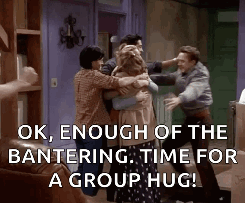 Friends Hug GIF