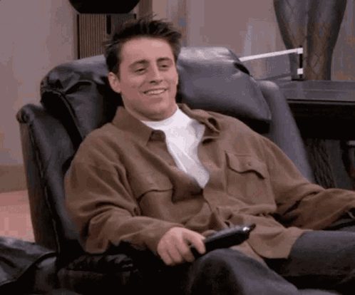 Friends Joey Tribbiani Alone GIF
