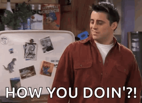 Friends Joey Tribbiani GIF