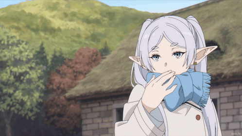 Frieren Kiss Anime GIF