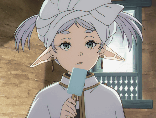 Frieren Popsicle GIF