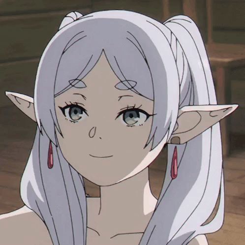 Frieren Smug Face GIF