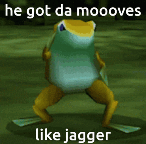 Frog Dance Dancing Pog Jagger Epic GIF