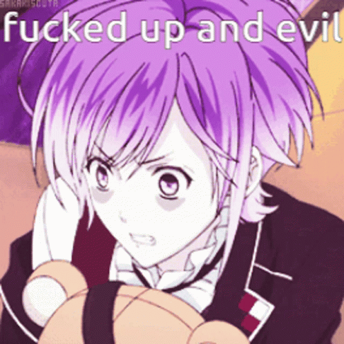 Fucked Up And Evil Kanato Sakamaki GIF