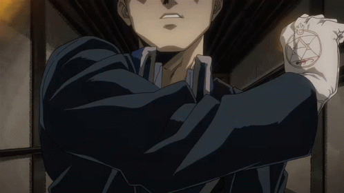Fullmetal Alchemist Roy Mustang GIF