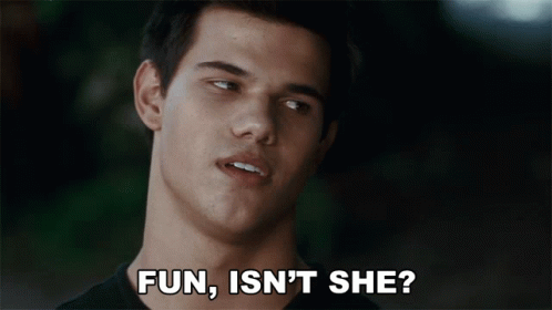 Fun Isnt She Jacob Black GIF