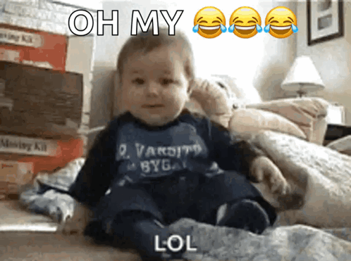 Funny Baby Lol GIF