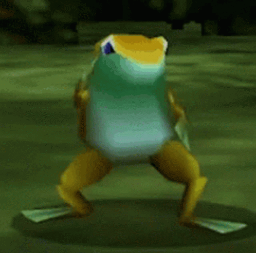 Funny Frog GIF