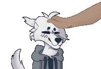 Furry Pat Sticker