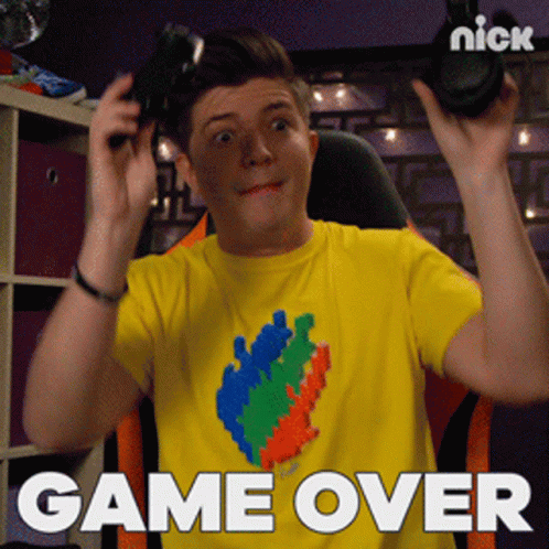 Game Over Done GIF