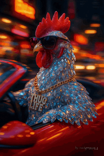 Gangster Chicken GIF