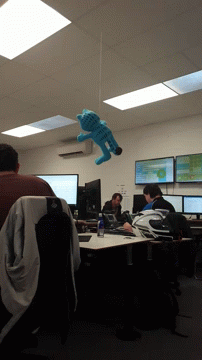 Garfield Hanging GIF