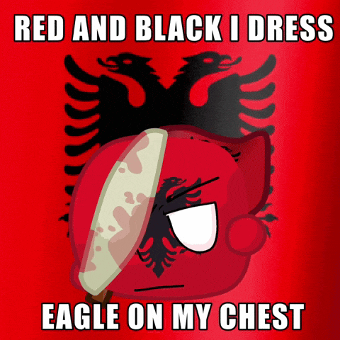 Geoalbania Albania Flag GIF