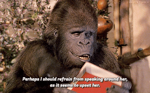 George Of The Jungle Ape GIF
