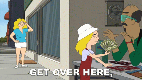 Get Over Here Right Now Debbie Harper GIF