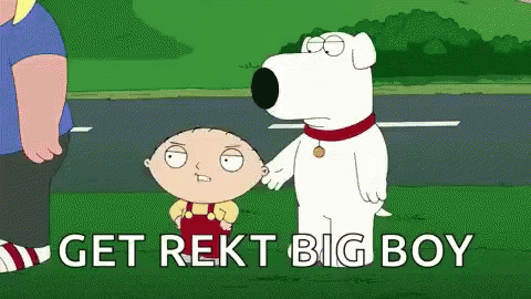 Get Rekt Stewie GIF