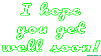 Get Well Soon Get Better Soon Sticker