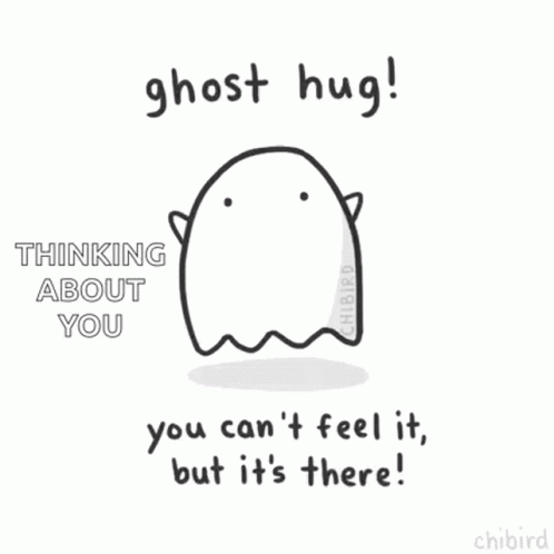 Ghost Hug GIF