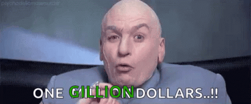 Gillion One Million Dollars GIF