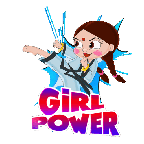 Girl Power Chutki GIF