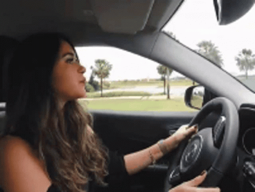 Gizelly Driving GIF