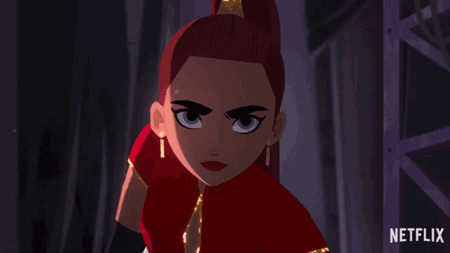 Glaring Gina Rodriguez GIF