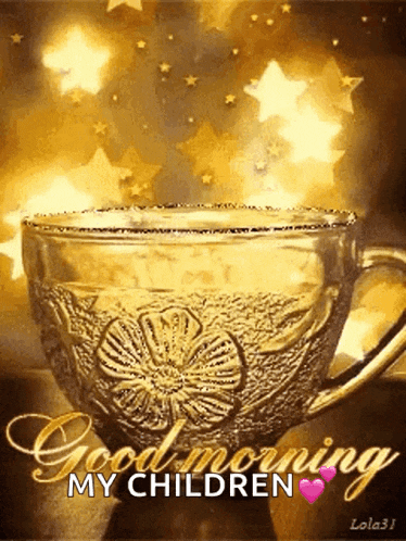 Glitter Good Morning GIF