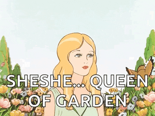 Goddess Flower Crown GIF