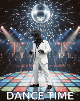 Godzilla Dance Time GIF